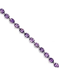Sterling Silver Amethyst Bracelet