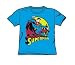 Search : Superman Youth S/S T-shirt in Turquoise by DC Comics