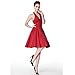 Heroecol® 50s 60s Monroe Style V Neck Vintage Retro Swing Dress