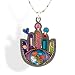 Rainbow Hamsa Necklace