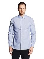 Pedro del Hierro Camisa Hombre T-Spread Gemel (Azul)