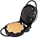 Heart Waffle Maker- Non-Stick Waffle Griddle Iron with Browning Control- 5 Heart-Shaped Waffles