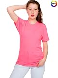 American Apparel Poly-Cotton Short Sleeve Crew Neck