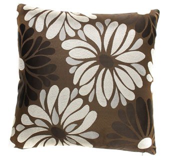 Harewood Chocolate/Cream 17″ Cushion Cover