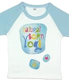 Natural Born Yogi Kinder Langarm Baby-Shirt Little Yogi