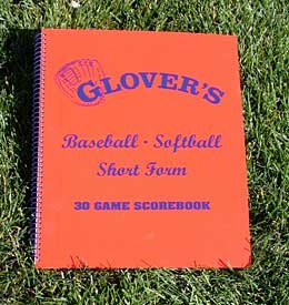 Glover'S Baseball/Softball Short Form Scorebook