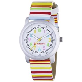 Esprit - A.ES000CD4037 - Montre Fille - Quartz - Analogique - Bracelet R�sine multicolore