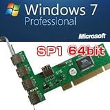 Microsoft/マイクロソフト DSP版 Windows 7 Professional SP1 64bit + USBカード バンドルセット
