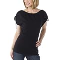 Mossimo&reg; Black Boatneck Tie Sweater - Ebony