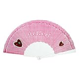 Wiesn F�cher rosa "Herzerl", Trachtenf�chervon "wb compagnie"