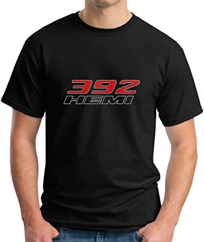 Decorshirt Men's Black Tee Shirt Dodge Srt8 Tee Shirt