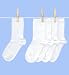 5 Pairs of Cotton Rich Butterfly Socks