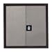 Metal Box Industries COS-SVWALL MBI Garage Storage System - Wall Cabinet, Silver/Black