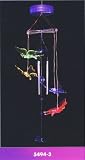 Butterfly LED Mobile Light with Wind Chime / 5494-3