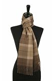 Plaid Baby Alpaca and Silk Scarf
