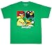 Angry Birds Comic Book Psych Out Mens Shirts