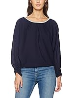 Assuili Blusa Seda (Azul Marino)