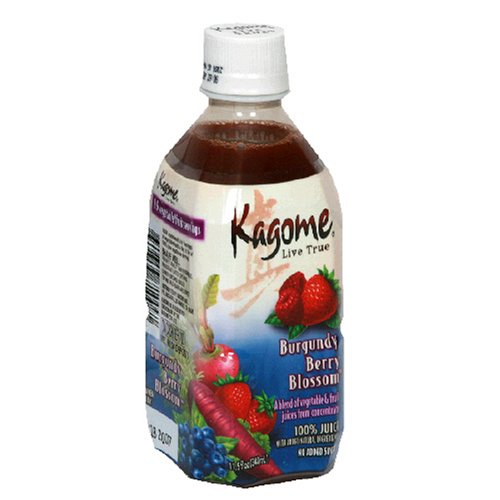 Kagome Juice, Burgundy Berry Blossom, 11.5-Ounce Bottle (Pack of 12) by Kagome