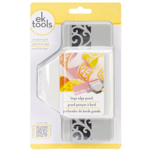 Ek tools edge paper punch, large, scroll pattern, new p…