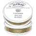 Antiqued Gold Color Acculon Beading Wire Tigertail .015 Inch -30 Feet