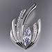 Swarovski Crystal April Birthstone Brooch Swarovski Crystal April Birthstone Brooch