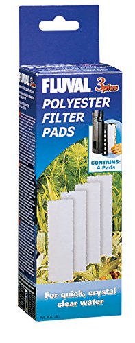 Fluval 3 Plus Polyester Pads, 4-Pack
Fluval 3 Plus Polyester Pads, 4-Pack