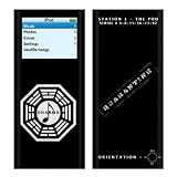 Dharma Black Design Decal Skin Sticker for Apple iPod nano 2G (2nd Generation) 2GB/ 4GB/ 8GB Player