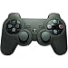 CTA Digital PS3-SSB Black Silicone Controller Sleeve for Playstation 3