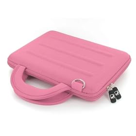 COOL BANANAS EVA Hardcover case in pink with removable shoulder strap for Samsung NC10, NC110, N310 Bag Sleeve