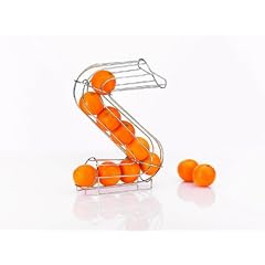 Kela 15547 Fruchtspender Metall verchromt S-Form