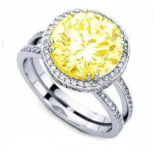 canary diamond engagement rings