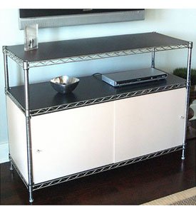 White Enclosures and Doors - 48 x 13 x 18