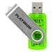 Platinum - Cl� USB - 8 Go - Vert Transparent