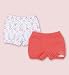 2 Pack Petit Bebe Pure Cotton Shorts