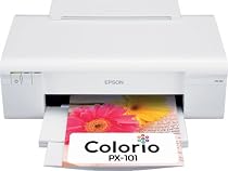 EPSON Colorio インクジェットプリンタ 4色顔料インク PX-101