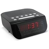 Magnasonic Ultra Compact AM/FM Clock Radio with Dual Alarms
