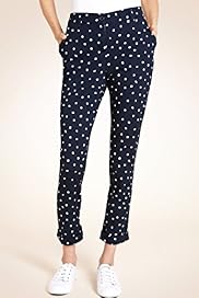 Cotton Rich Turn Up Hem Spotted Chinos