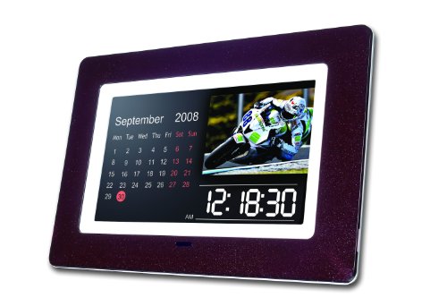 Hannspree SD80M7MB 8-Inch LCD 256MB SD/SDHD/MMC/MS-Pro/MS/XD/CF USB 2.0 Ceramic Digital Photo Frame with MP3 and Video Player (Ocean)