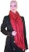 Authentic Burberry Crimson Red Crinkle Cashmere Scarf