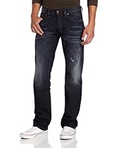 Hot Sale Diesel Men's Larkee Regular Straight Leg Jean 0813Q, Denim, 36x34