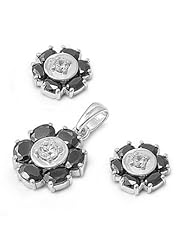 Sterling Silver Sets With Cubic Zirconia