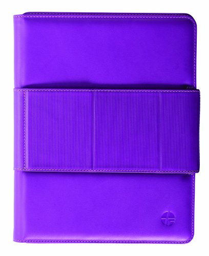 Trexta Marquis Leather Folio for iPad (Fuchsia)