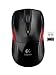 Wireless Mouse Logitech M525, schwarz/rot