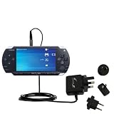 International Wall / AC Charger for the Sony PSP - Gomadic Brand w/ TipExchange Technology