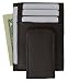 Genuine Leather Money Clip front pocket wallet with magnet clip and card ID Case (Brown)