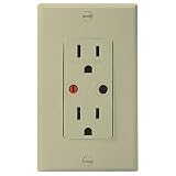 LEVITON SPLIT RECEPTACLE 15A ( 2240I )
