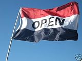 Open Flag 3x5 ft 3 x 5 NEW Large Banner SIGN