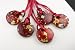 Murano Glass Pendant Jewelry - Mila Red/Gold Style2 image 3