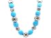 29 Inch Long Large Turquoise Necklace