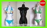 3 Female Dress White Black Flesh Mannequin Form Set